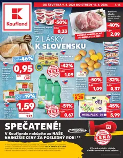 Kaufland SK Šamorín-Mliečno - amely érvényes a következő dátumtól: 09.04.2026