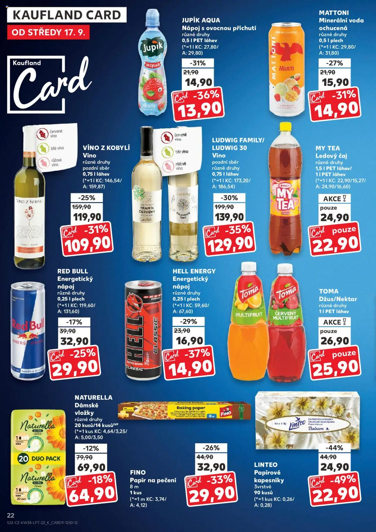 Kaufland leták - Brno od 17.09.2025 | Strana: 22