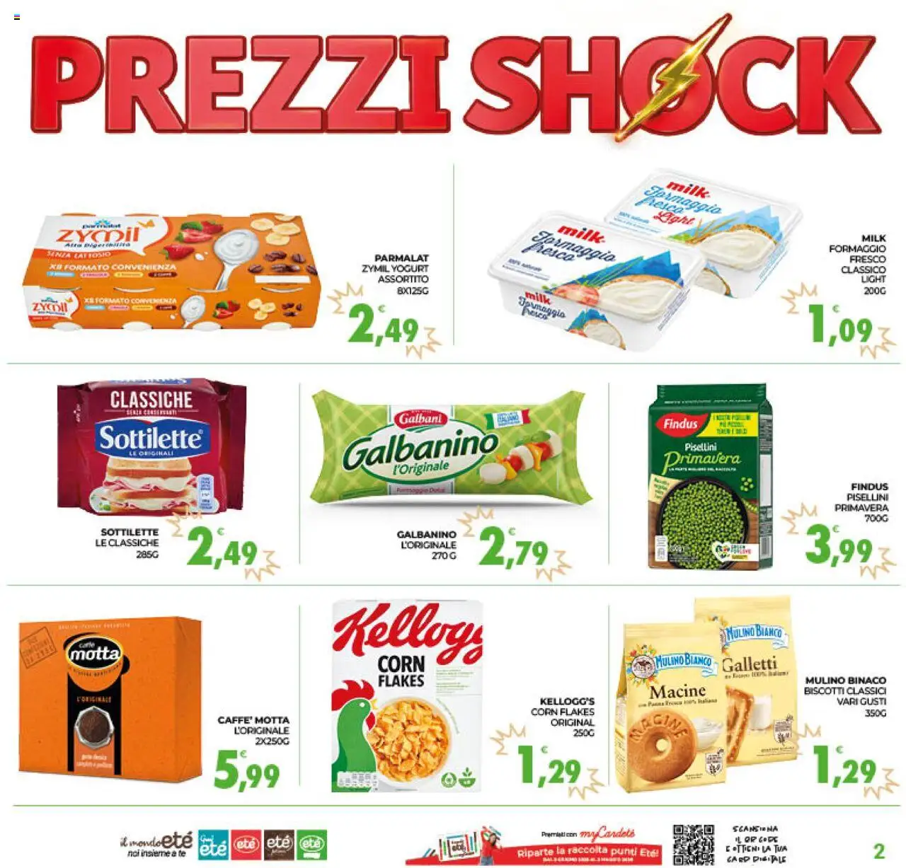 Volantino Eté del 19.09.2025 | Pagina: 2 | Prodotti: Yogurt, Tè, Biscotti, Formaggio