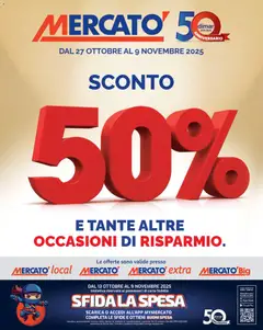 Anteprima del volantino Volantino Mercatò	 valido a partire dal 27.10.2025