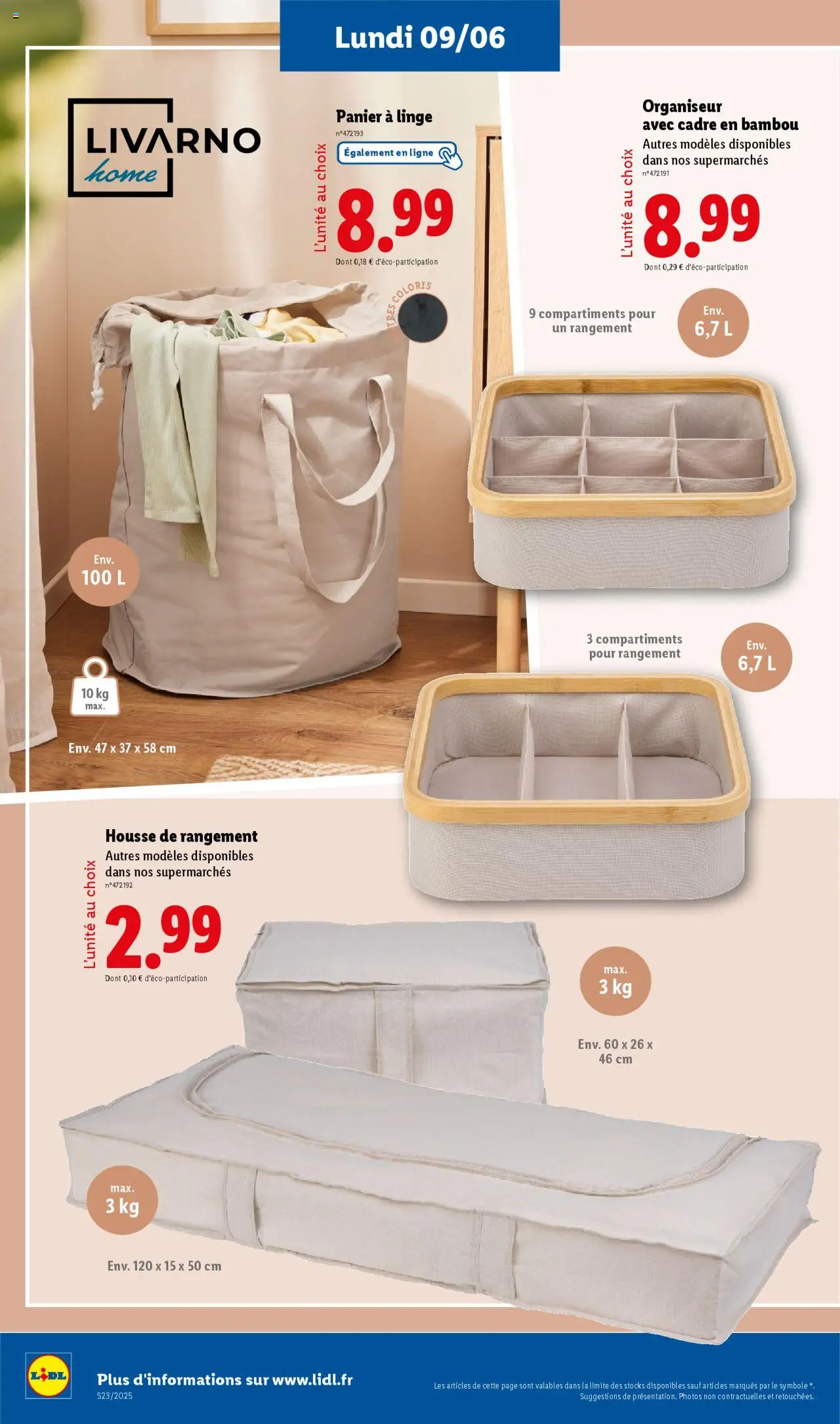  | Page: 28 | Produits: Panier à linge, Panier, Cadre
