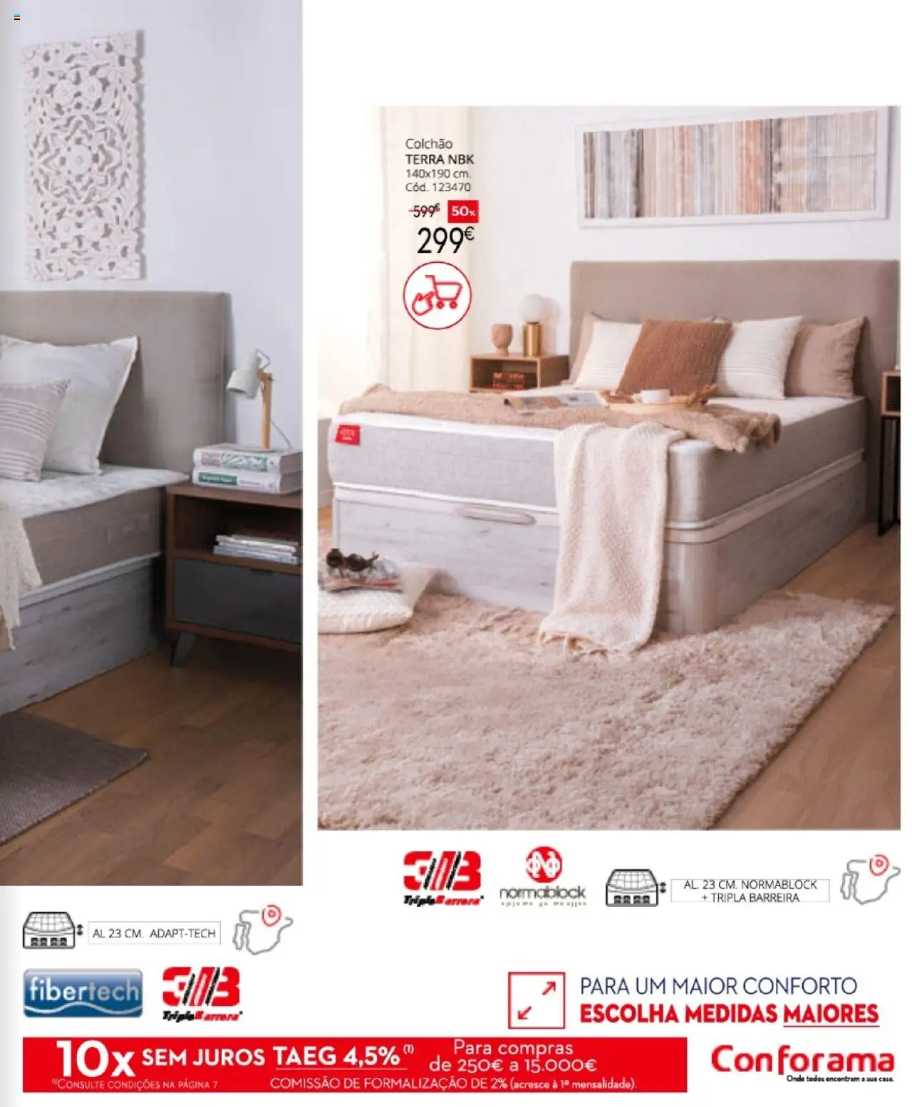 Conforama - Descanso  │ válido de 07.08.2025 | Página: 19 | Produtos: Colchão