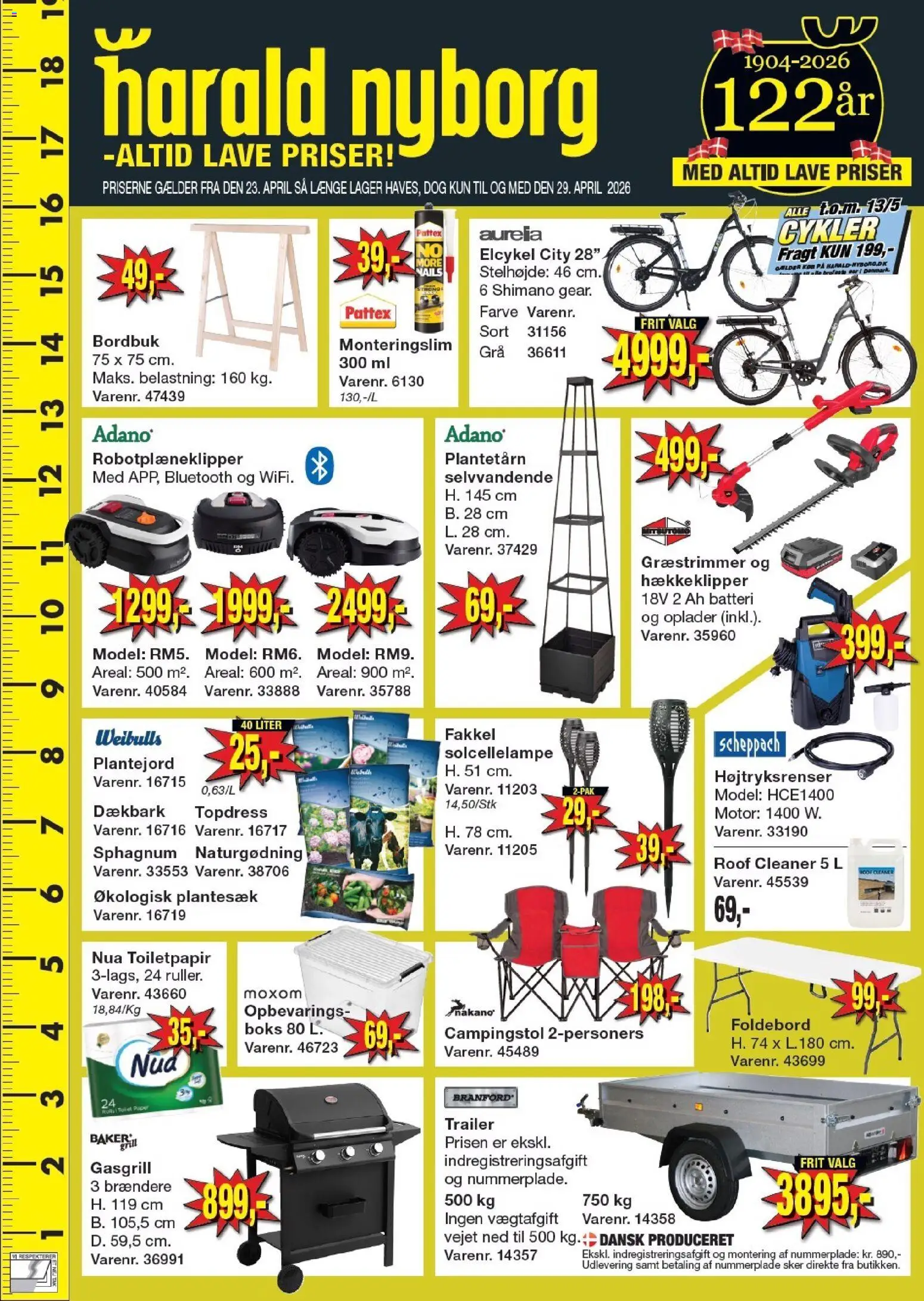 Harald Nyborg tilbudsavis – gyldig fra 23.04.2026 | Side: 1 | Produkter: Boks, Batteri