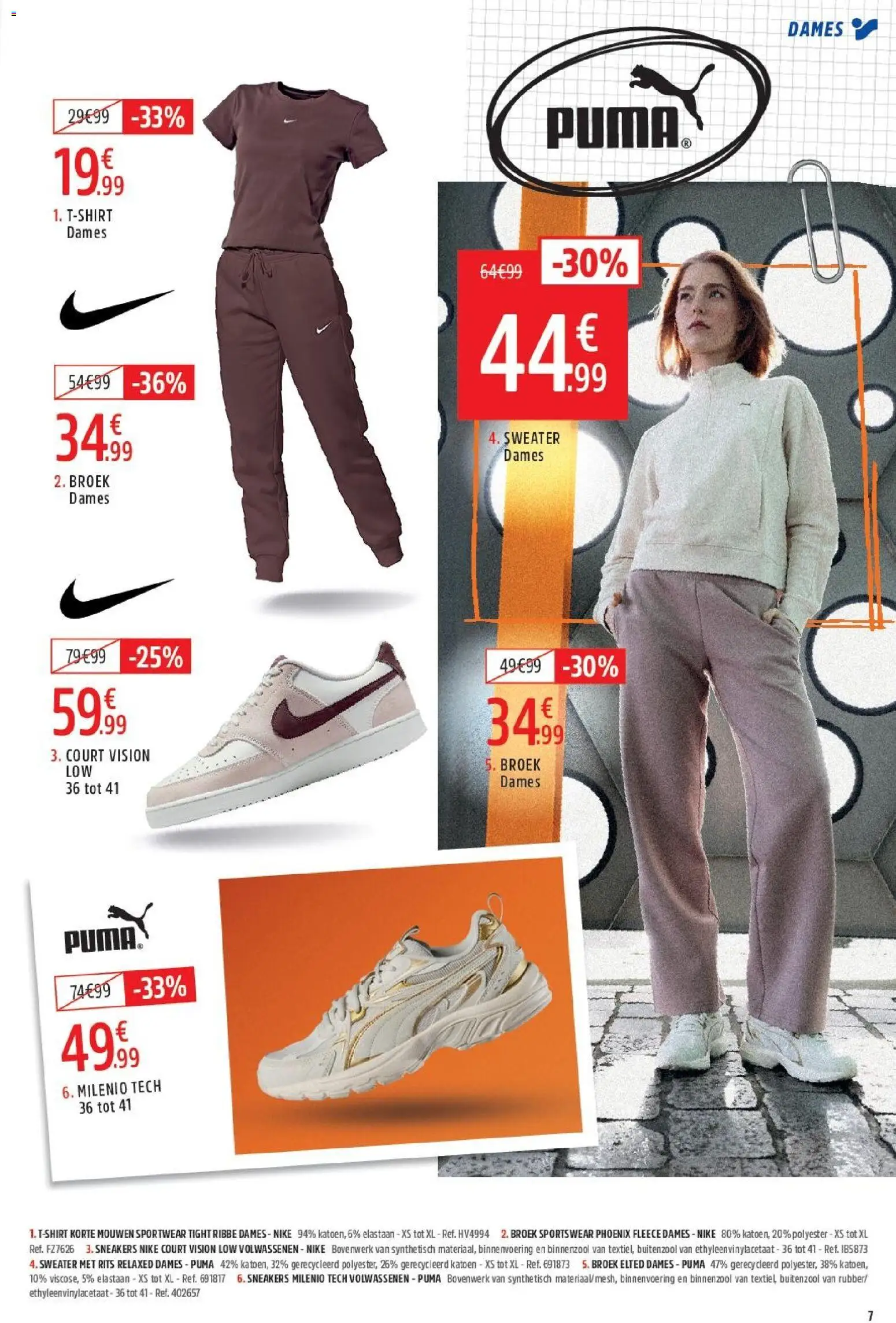 {H1} | Pagina: 7 | Producten: Sneakers, Sweater, Broek