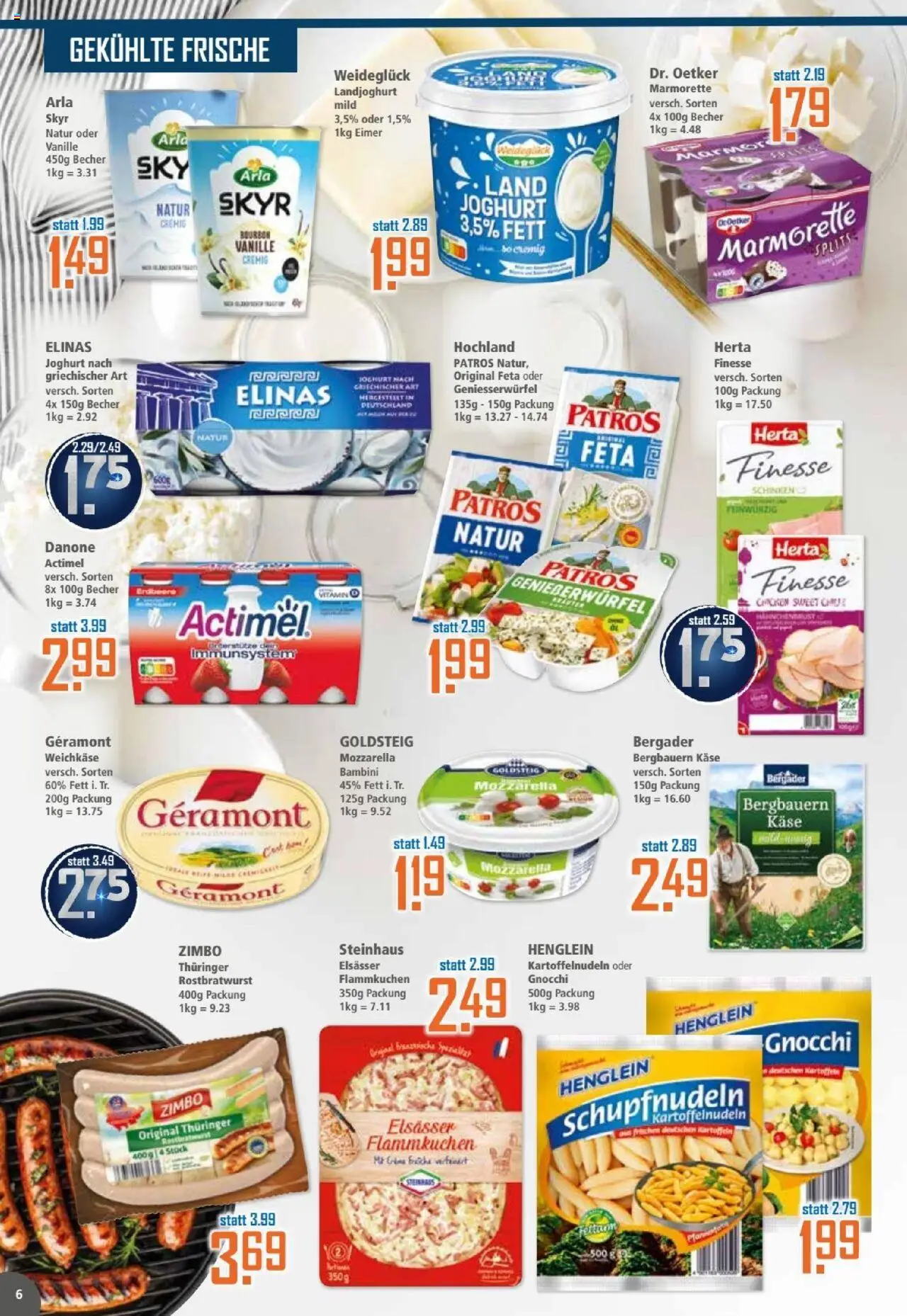 Klaas & Kock Prospekt - gültig ab dem 11.08.2025 | Seite: 6 | Produkte: Käse, Skyr, Schinken, Bourbon