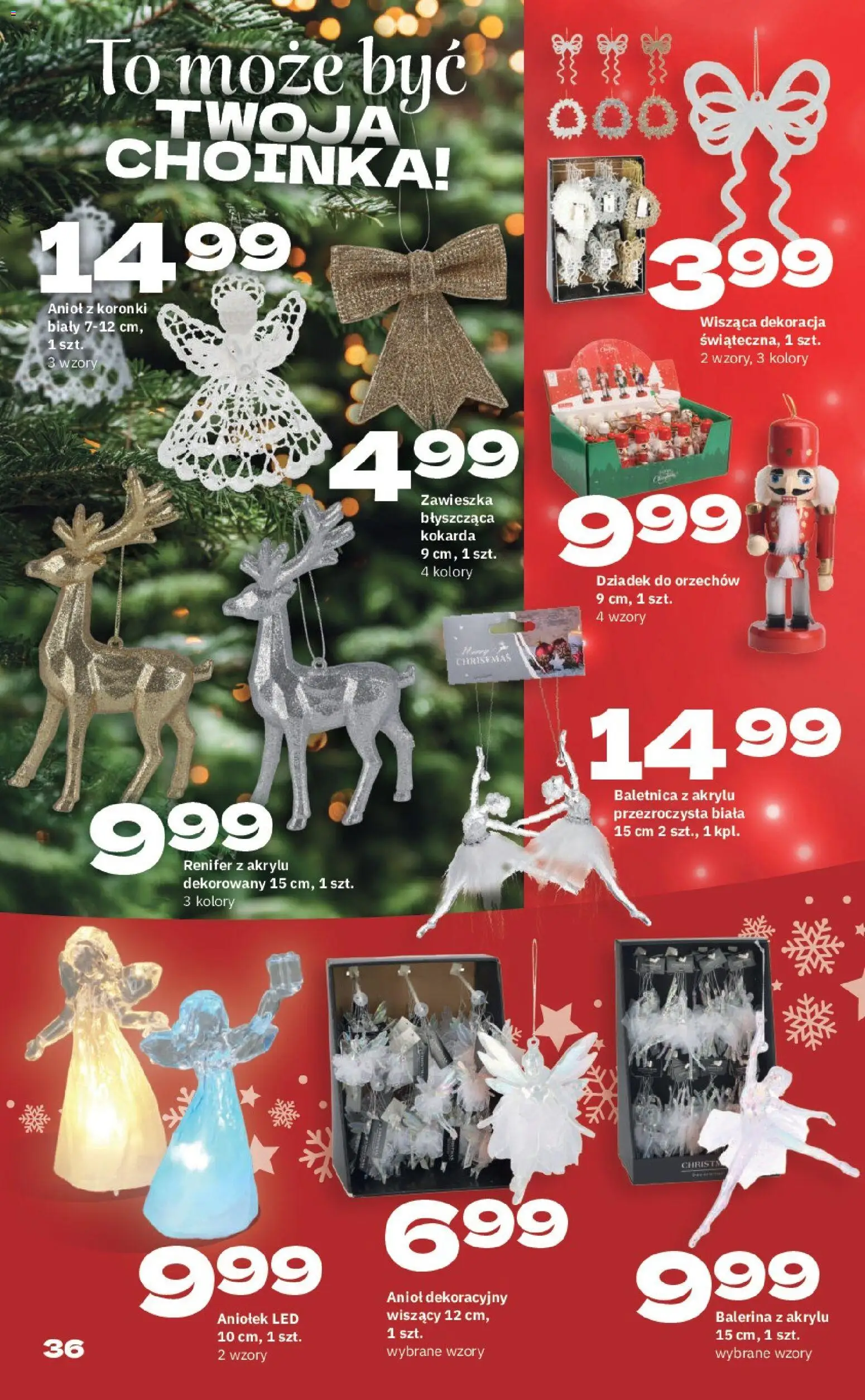 Twój Market Gazetka - Gwiazdka od 17.11.2025 | Strona: 36 | Produkty: Choinka