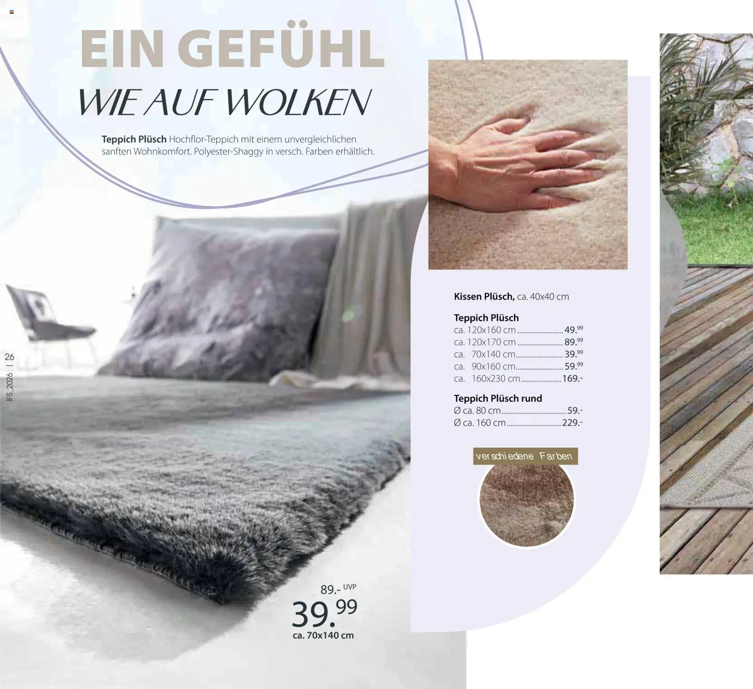 Zurbrüggen Frühlings-Boten – gültig ab 14.04.2026 | Seite: 24 | Produkte: Kissen, Teppich