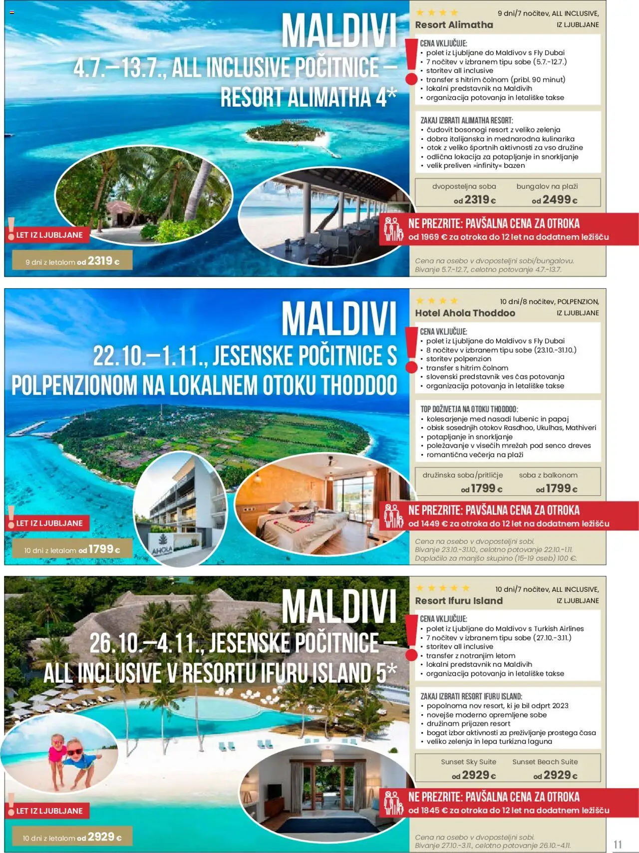 Sonček katalog družinske počitnice │ velja od 01.06.2025 | Stran: 11 | Izdelki: Bazen