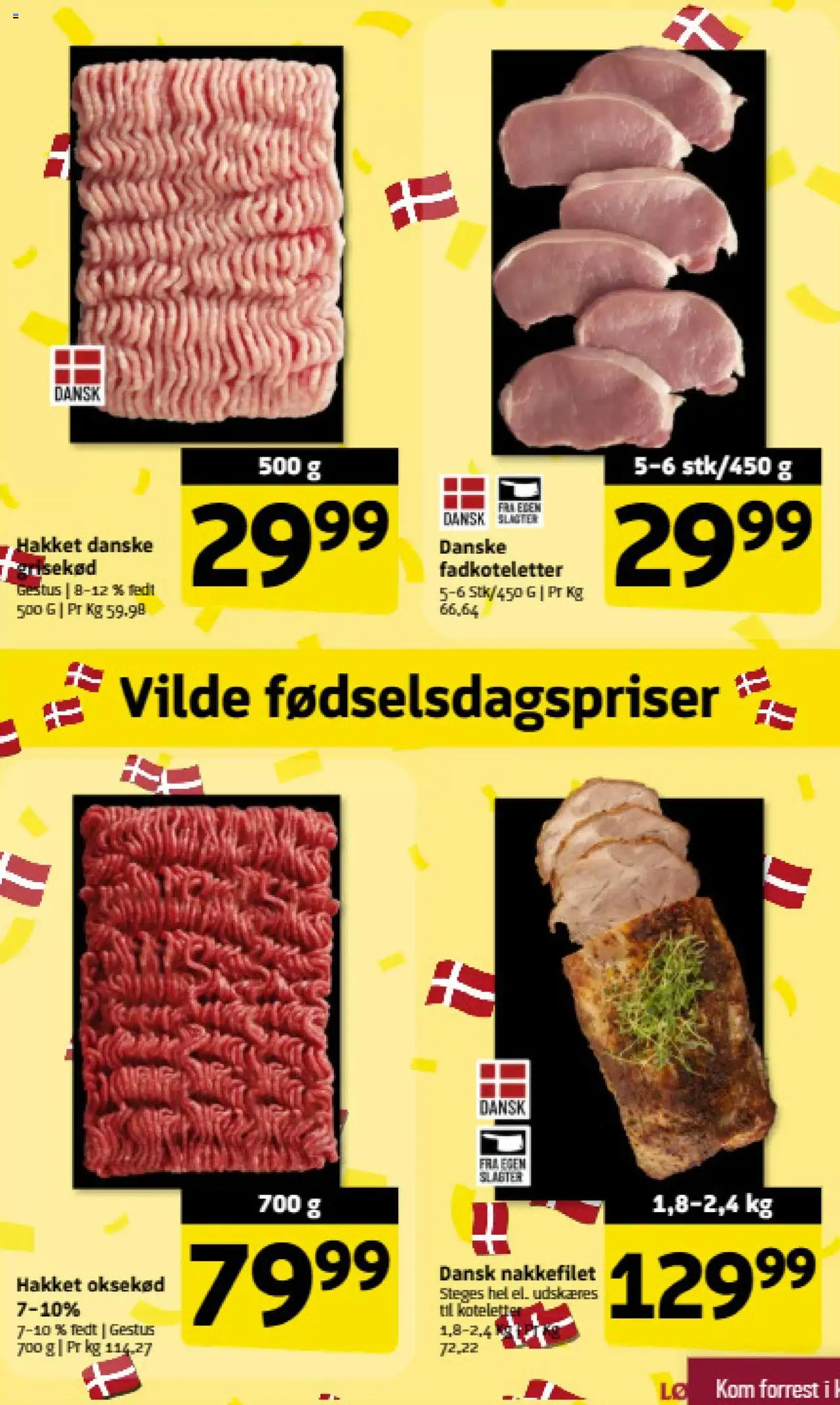 Løvbjerg tilbudsavis – gyldig fra 19.09.2025 | Side: 23 | Produkter: Koteletter, Oksekød, Nakkefilet
