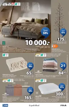JYSK - Tilbudsavis gyldig fra 10.10.2025 | Side: 24 | Produkter: Pude, Elevationsseng, Håndklæde, Søm