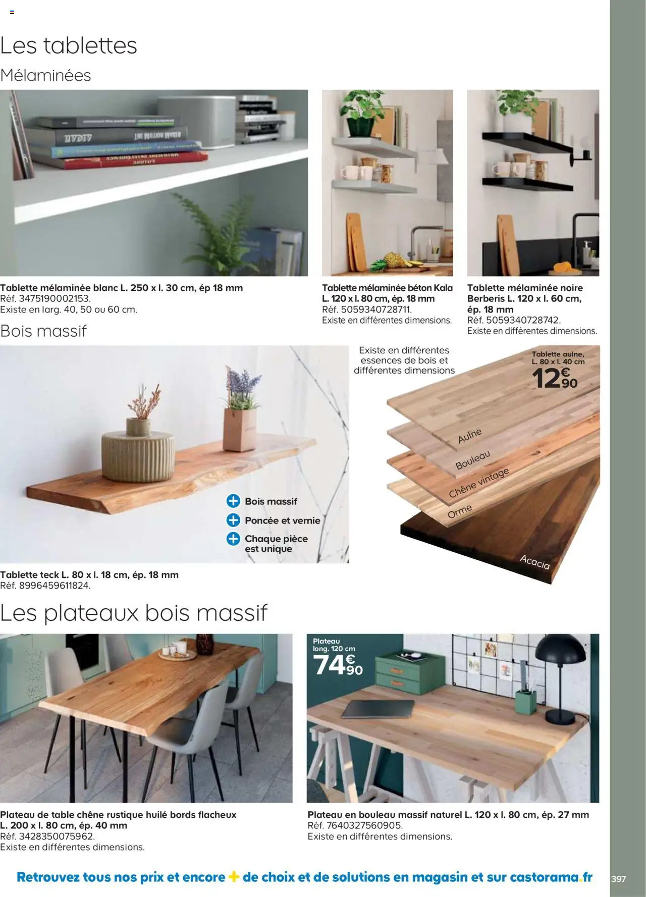 {H1} | Page: 397 | Produits: Tablette, Plateau, Table, Huile