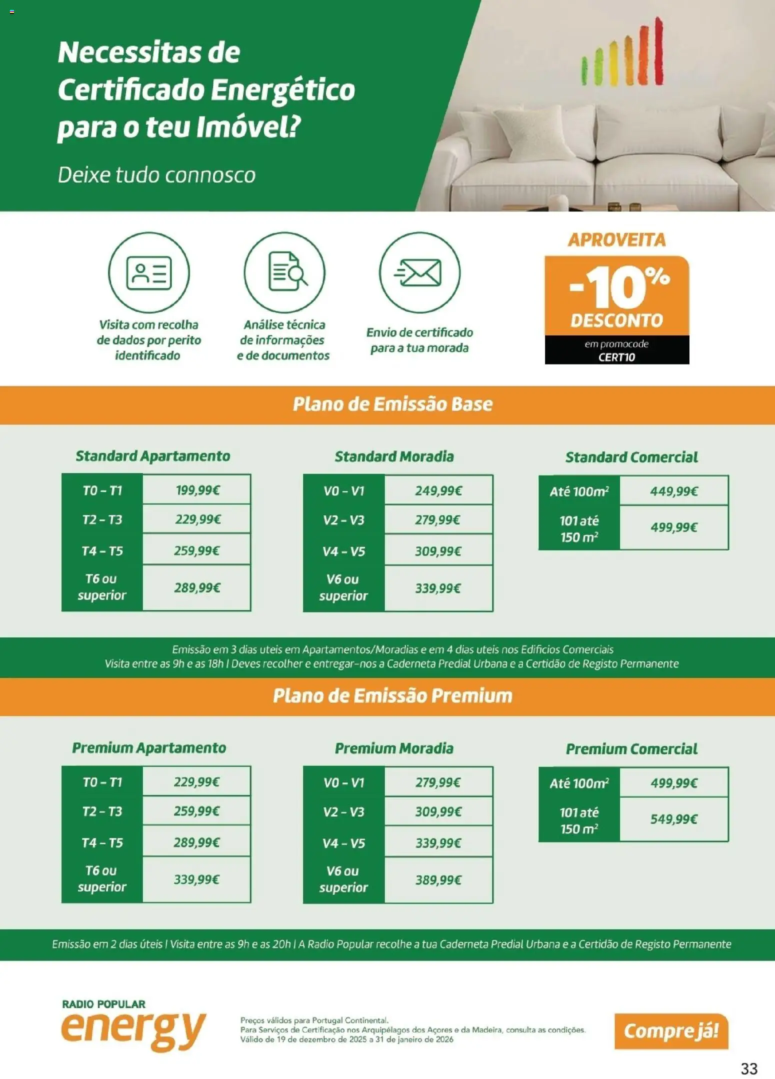 Radio Popular - Folheto Especial Aquecimento │ válido de 19.12.2025 | Página: 33 | Produtos: Rádio, Base