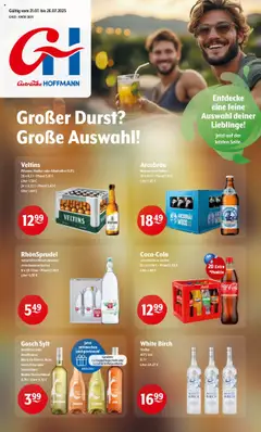 Getränke Hoffmann Prospekt gültig ab dem 21.07.2025