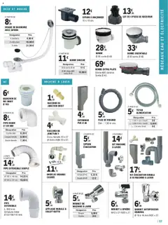 Brico E.Leclerc - Prévisualisation de Brico E.Leclerc Guide Construction | Varennes sur seine valide à partir de 11.02.2025 | Page: 57 | Produits: Câble, Machine à laver, Tuyau, Douche