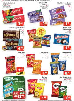 Katalog Spar - Pregled kataloga iz trgovine Spar, vrijedi od 05.11.2025 | Stranica: 12 | Proizvodi: Flips, Dorina, Paprika, Milka