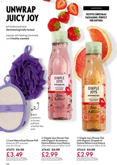 Preview of Oriflame - Offers valid from 03.12.2025 | Page: 130 | Products: Shower, Shower gel, Strawberry