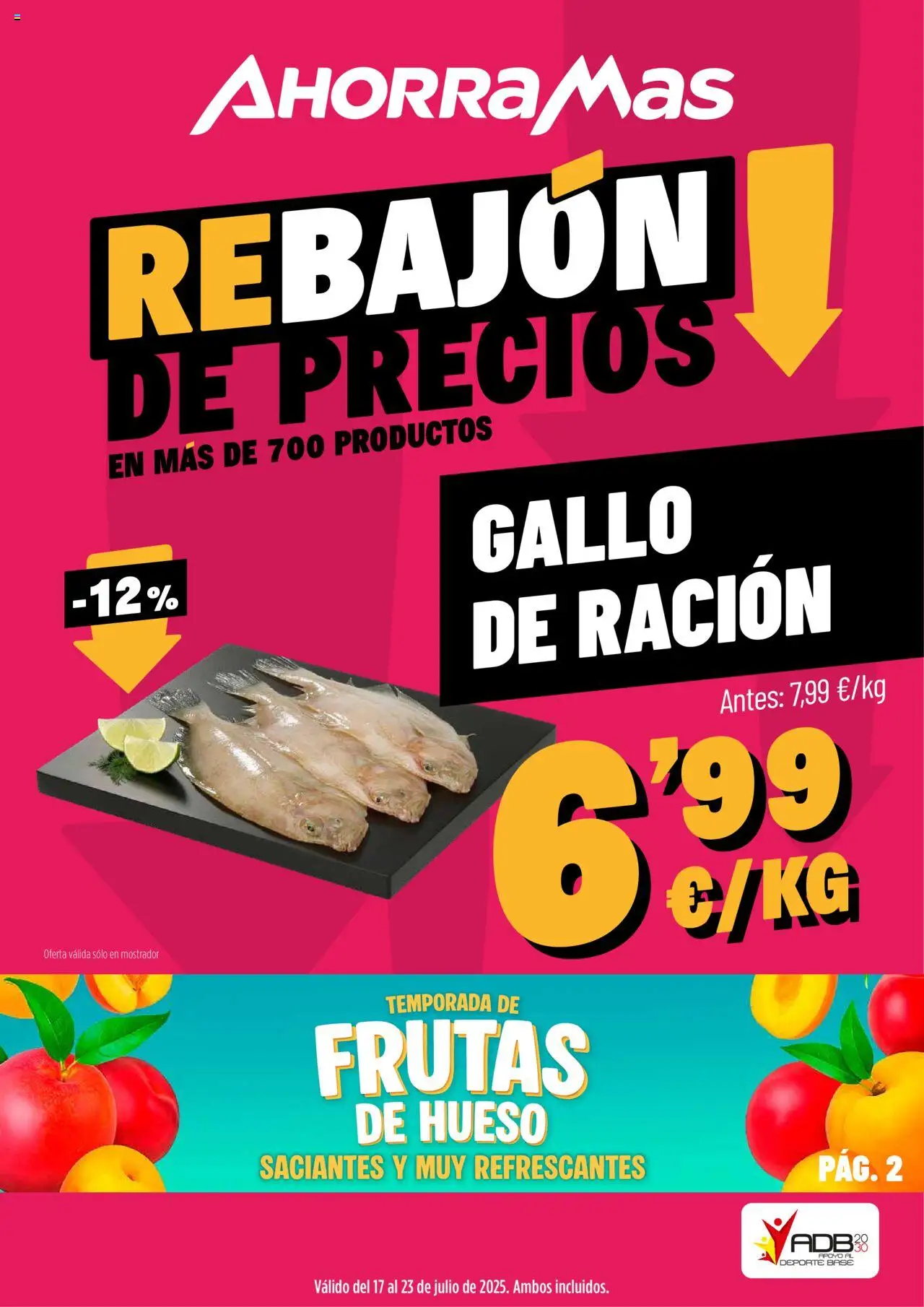 AhorraMas folleto │ válido desde el 17.07.2025 | Página: 1