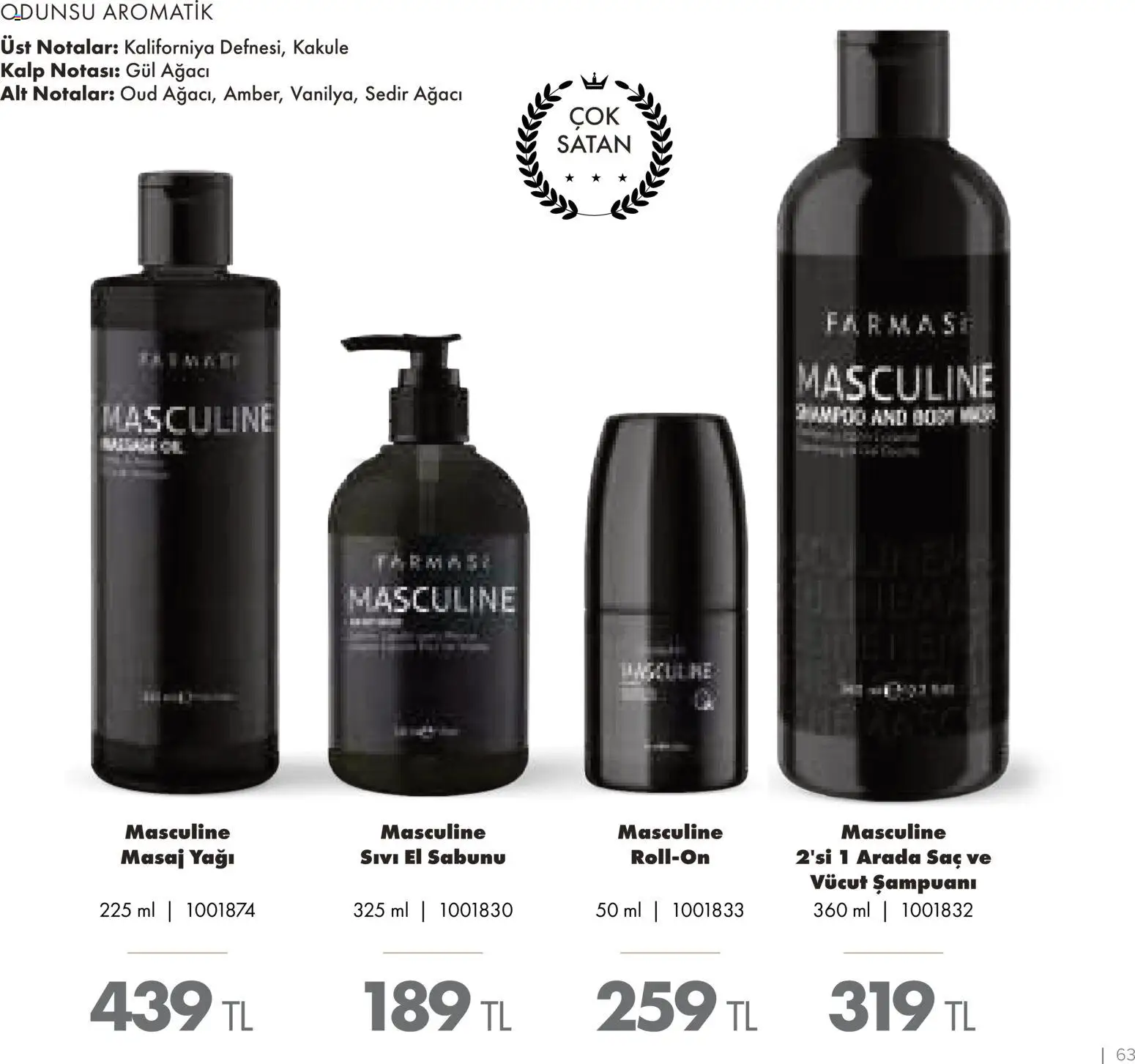 Farmasi Katalog - 01.11.2025 tarihinden itibaren geçerlidir | Sayfa: 63