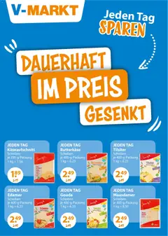 V-Markt Dauerniedrigpreissenkung ab 22.10.2025 gültig