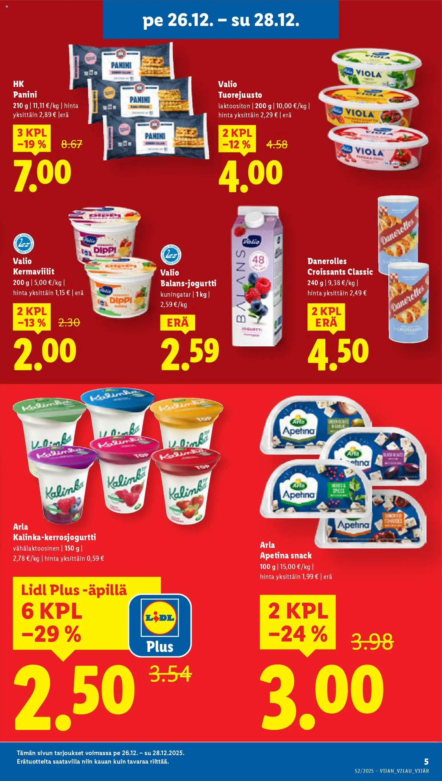 Lidl tarjoukset - Tampere – voimassa 26.12.2025 alkaen | Sivu: 5