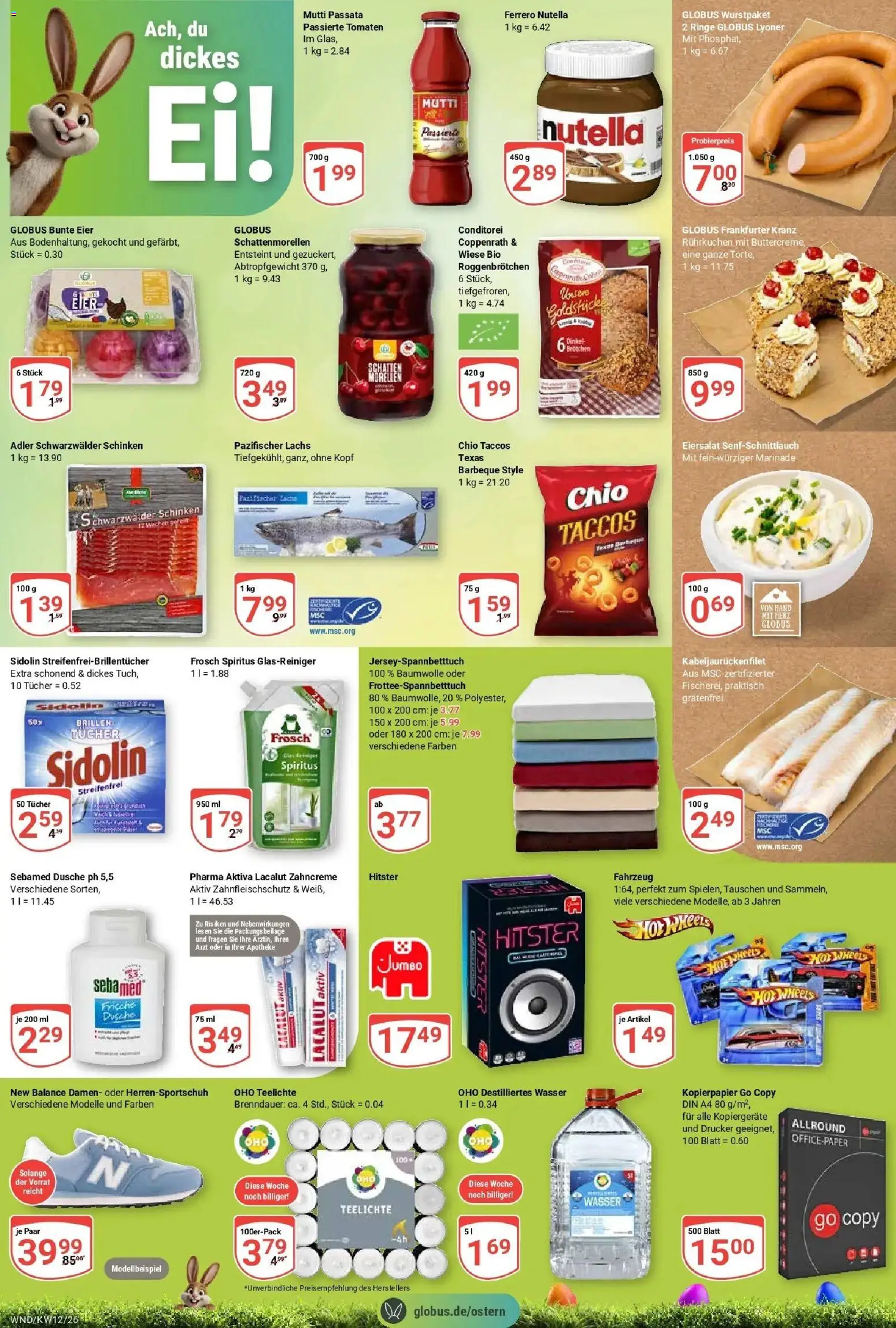 Globus prospekt St. Wendel	 – gültig ab 15.03.2026 | Seite: 3 | Produkte: Eier, Dusche, Lachs, Drucker
