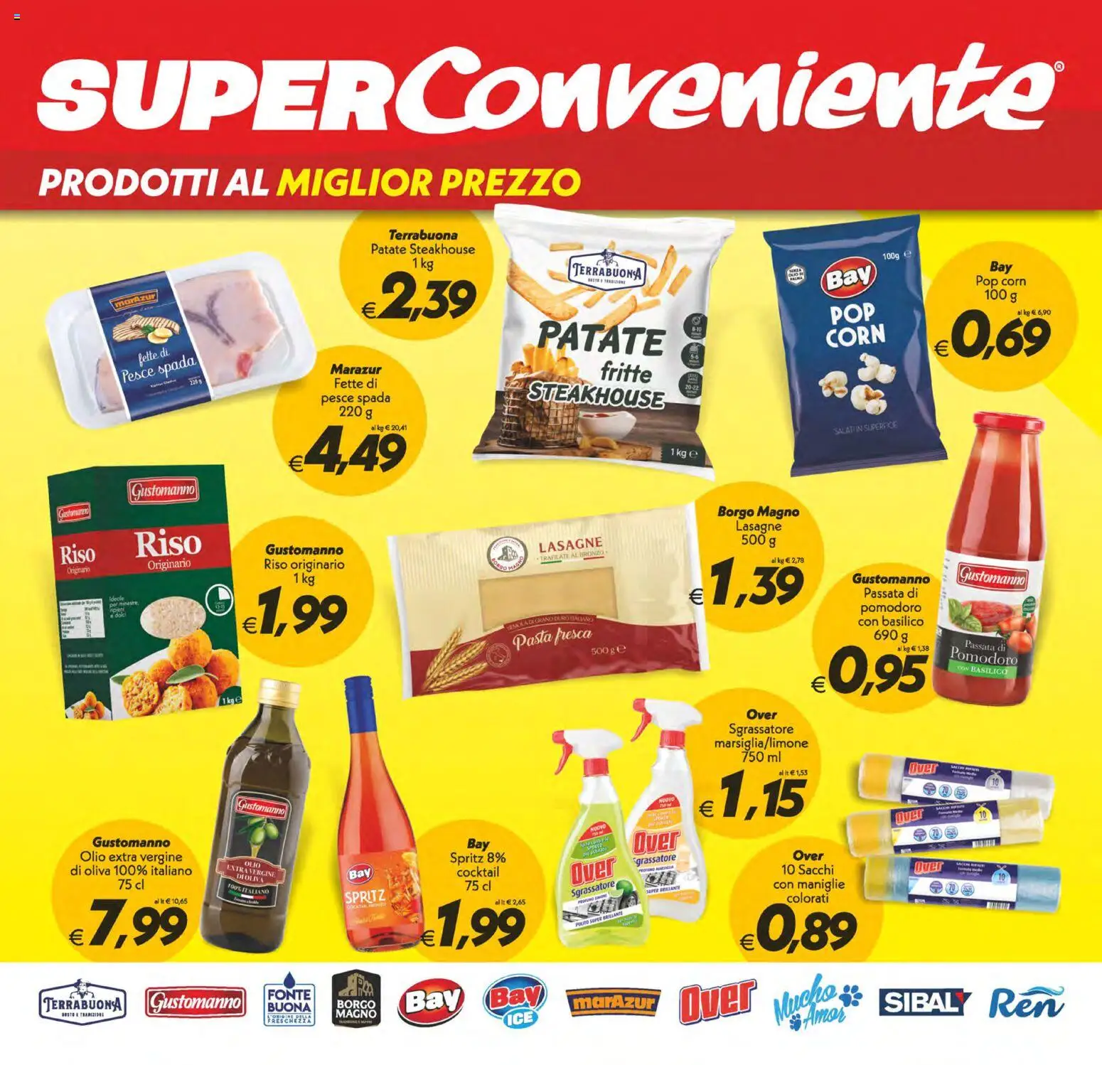 Volantino SuperConveniente del 27.03.2026 | Pagina: 21 | Prodotti: Pesce, Sgrassatore, Pomodoro, Pesce spada