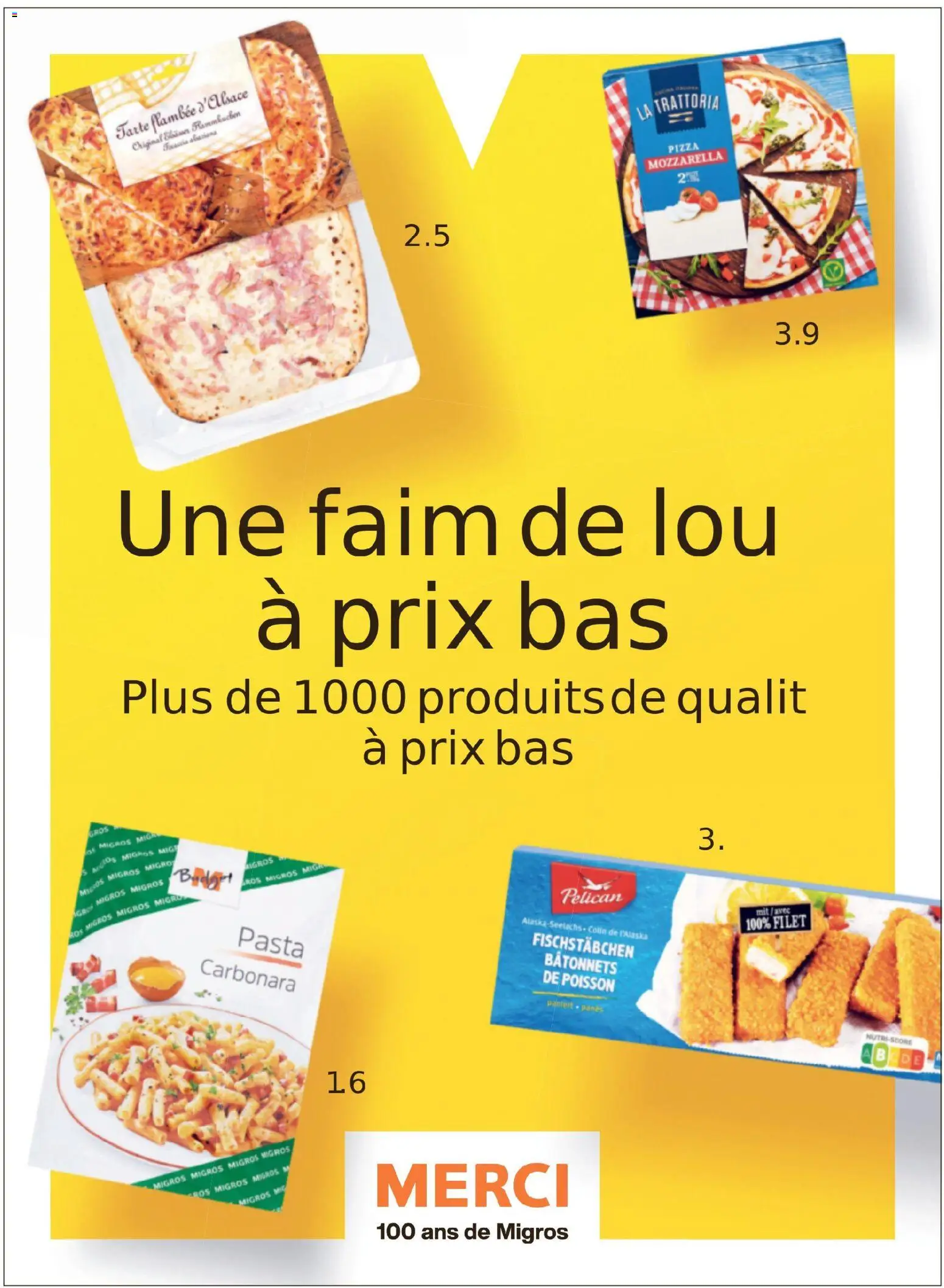Migros Magazin FR – gültig ab 27.10.2025 | Seite: 2 | Produkte: Pizza, Pasta