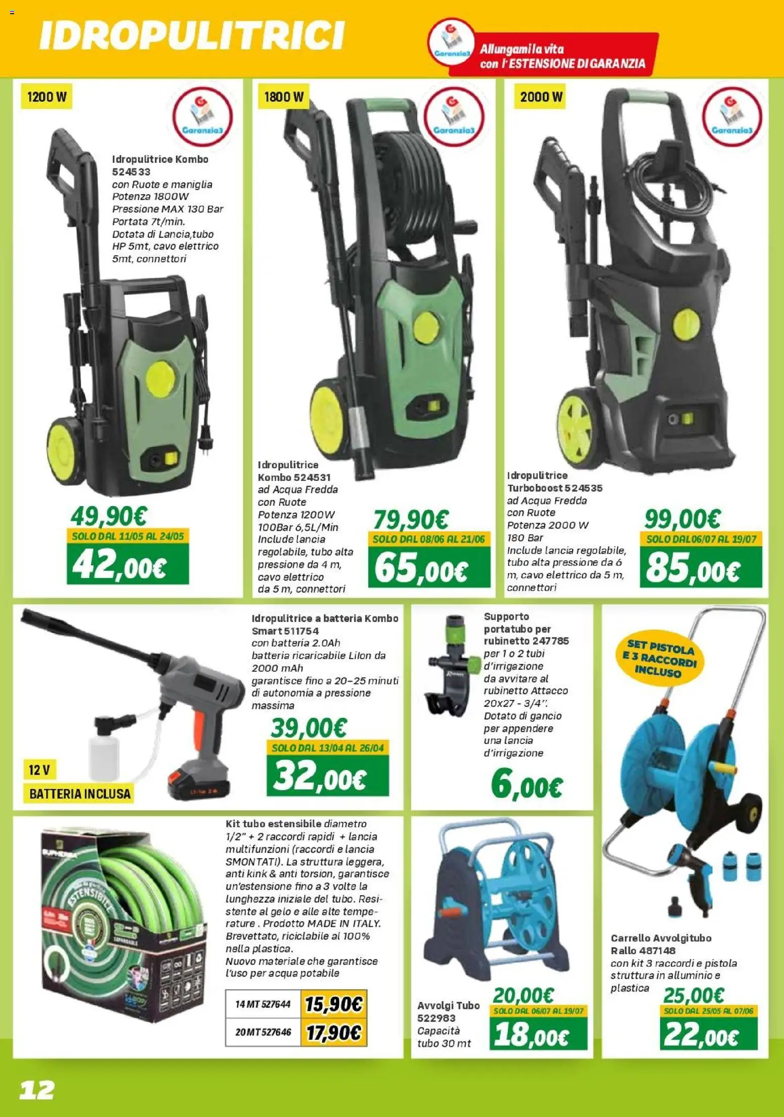 Volantino Orizzonte del 10.04.2026 | Pagina: 12 | Prodotti: Tubo, Carrello, Cavo, Alluminio