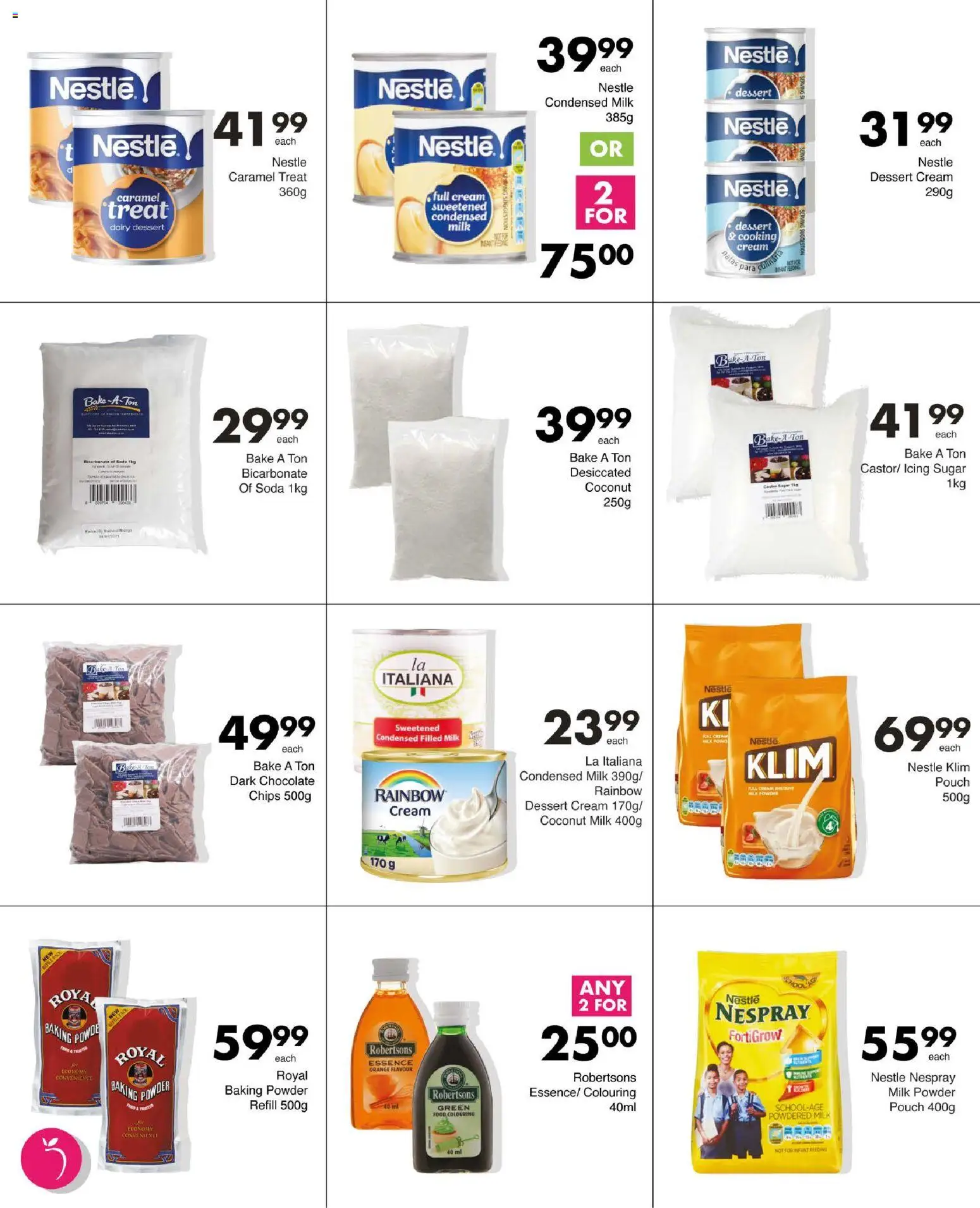 New Save catalogue – valid from 12.03.2026 | Page: 30 | Products: Bicarbonate of soda, Icing sugar, Chocolate, Powder