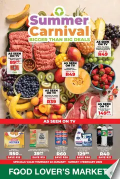 Food Lover's Market specials catalogue – valid from 22.01.2026
