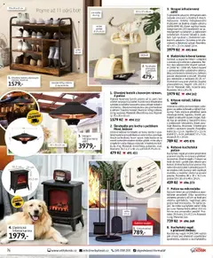 Náhled letáku Velký Košík katalog říjen od 01.10.2025 | Strana: 76 | Produkty: Škrabadlo pro kočky, Regál, Škrabadlo, LED