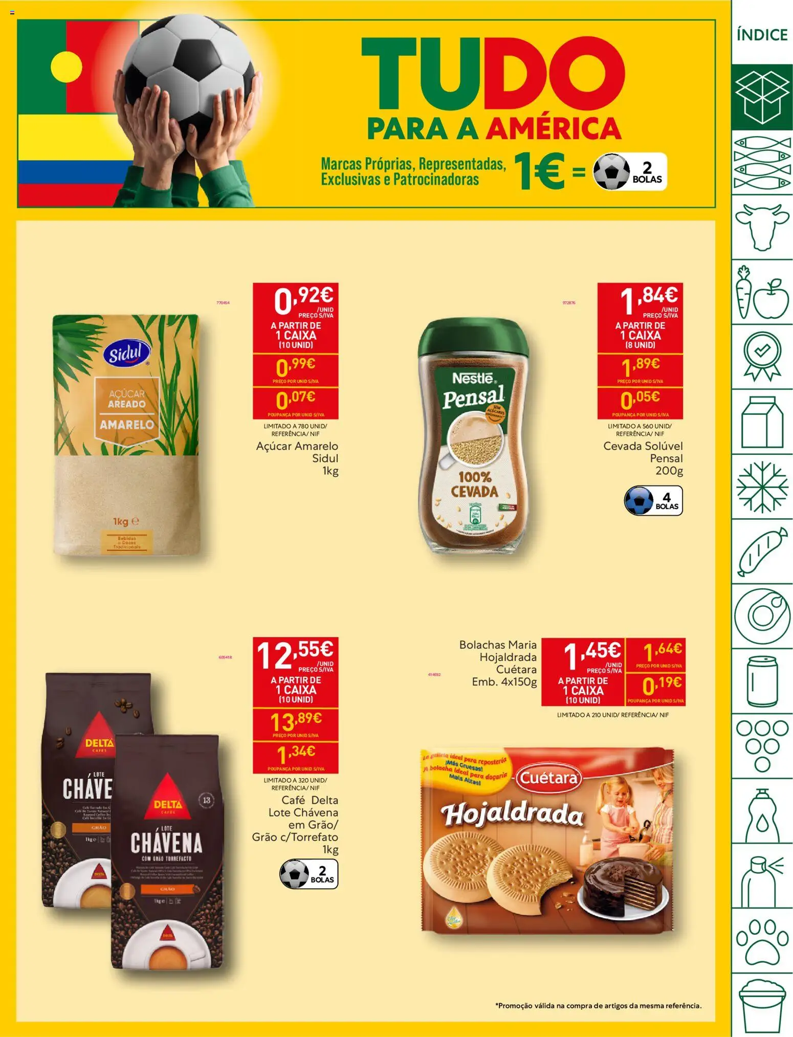 Recheio folheto │ válido de 31.03.2026 | Página: 3 | Produtos: Bolachas, Caixa, Café, Açúcar