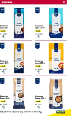 Metro акції дійснийкції з 15.02.2024 | Сторінка: 51 | Товари: Локшина