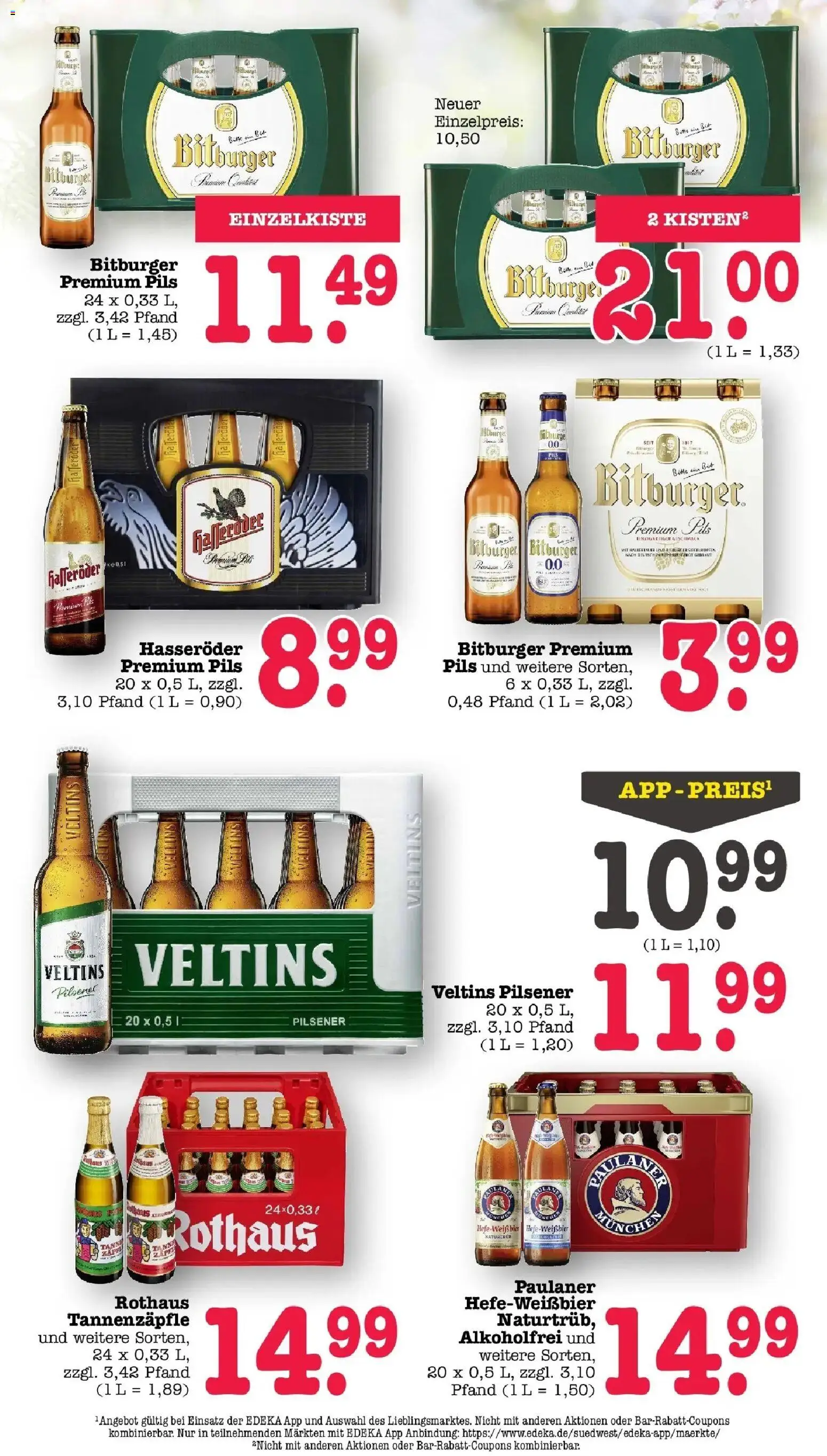 Angebote – gültig ab 23.03.2026 | Seite: 44 | Produkte: Bier, Pils, Hasseröder, Paulaner
