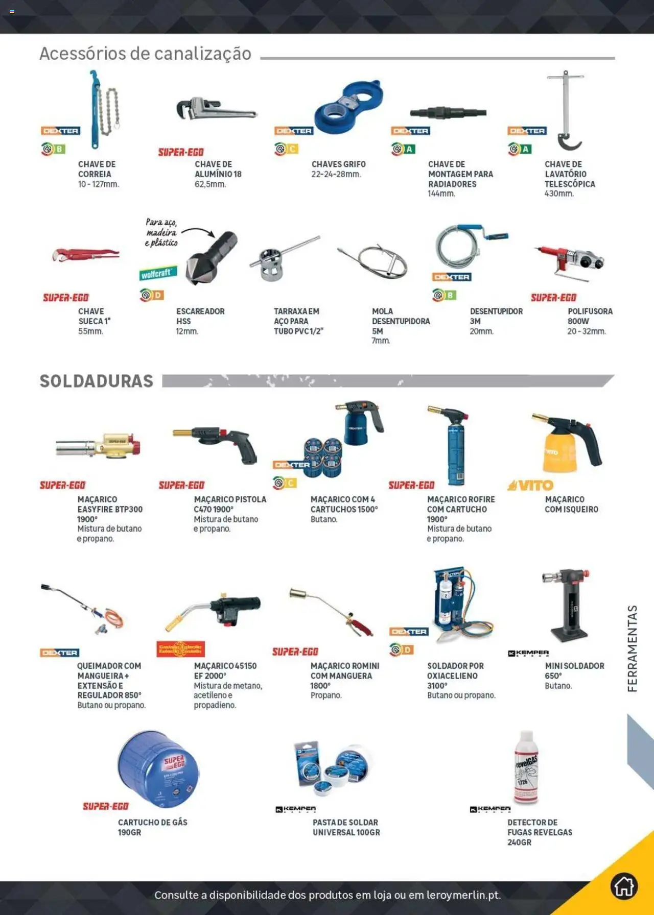 Leroy Merlin Catálogo │ válido de 18.11.2024 | Página: 355 | Produtos: Ferramentas, Mangueira, Lavatório