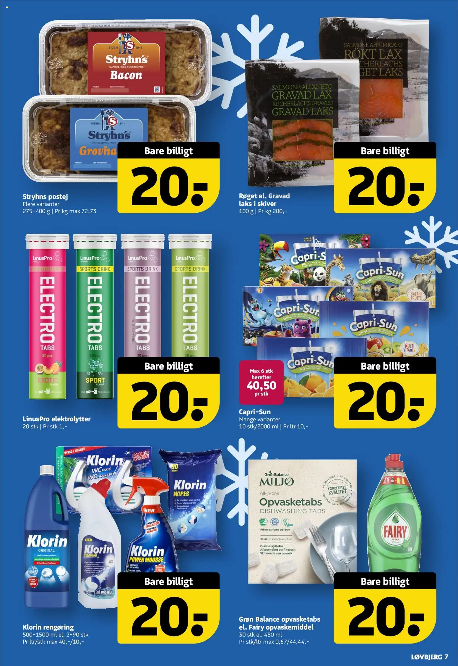 Løvbjerg tilbudsavis – gyldig fra 23.01.2026 | Side: 7 | Produkter: Parfume, Opvaskemiddel, WC blok, Cola