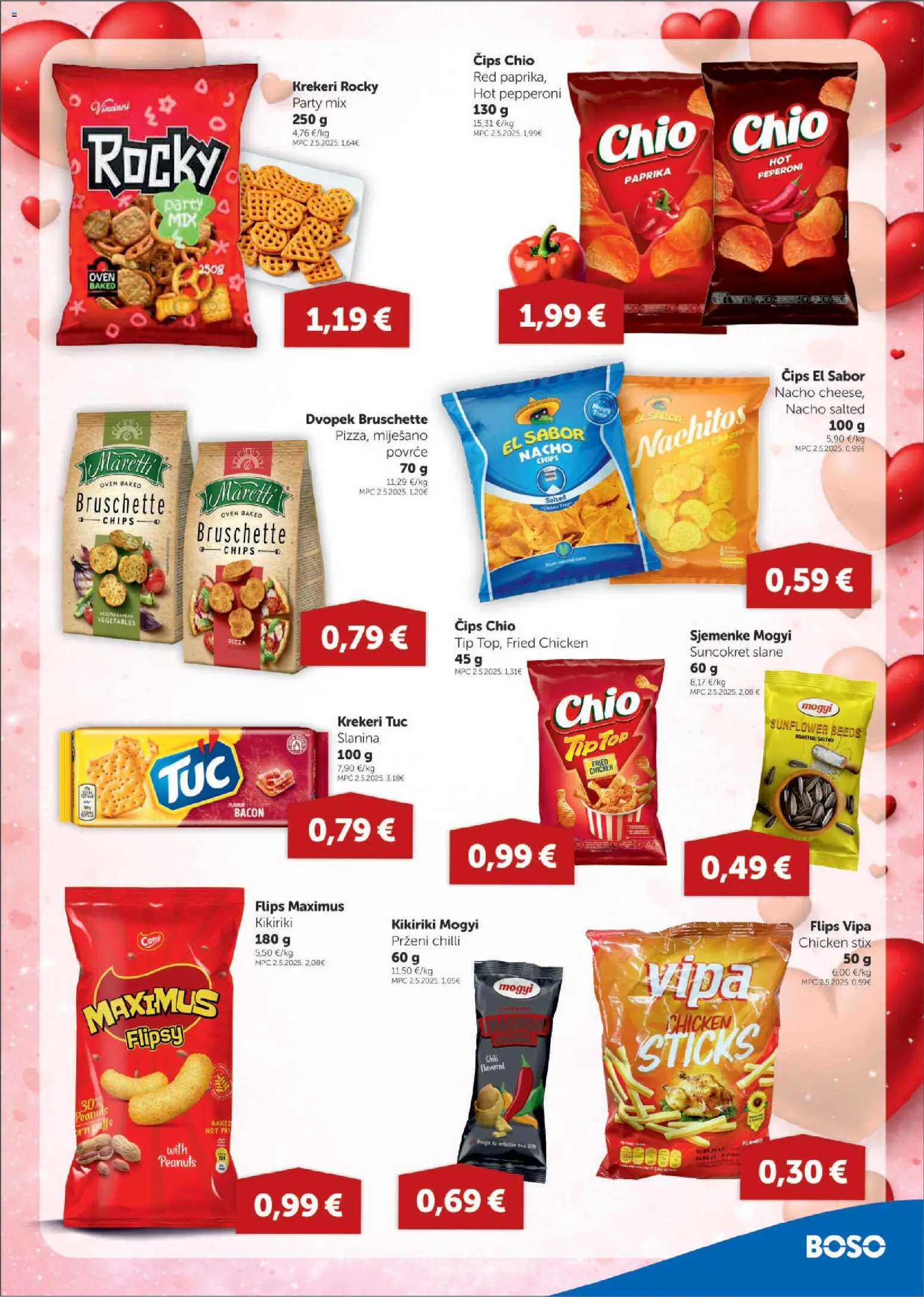 Boso katalog | vrijedi od 29.01.2026 | Stranica: 11 | Proizvodi: Dvopek, Čips, Kikiriki, Krekeri