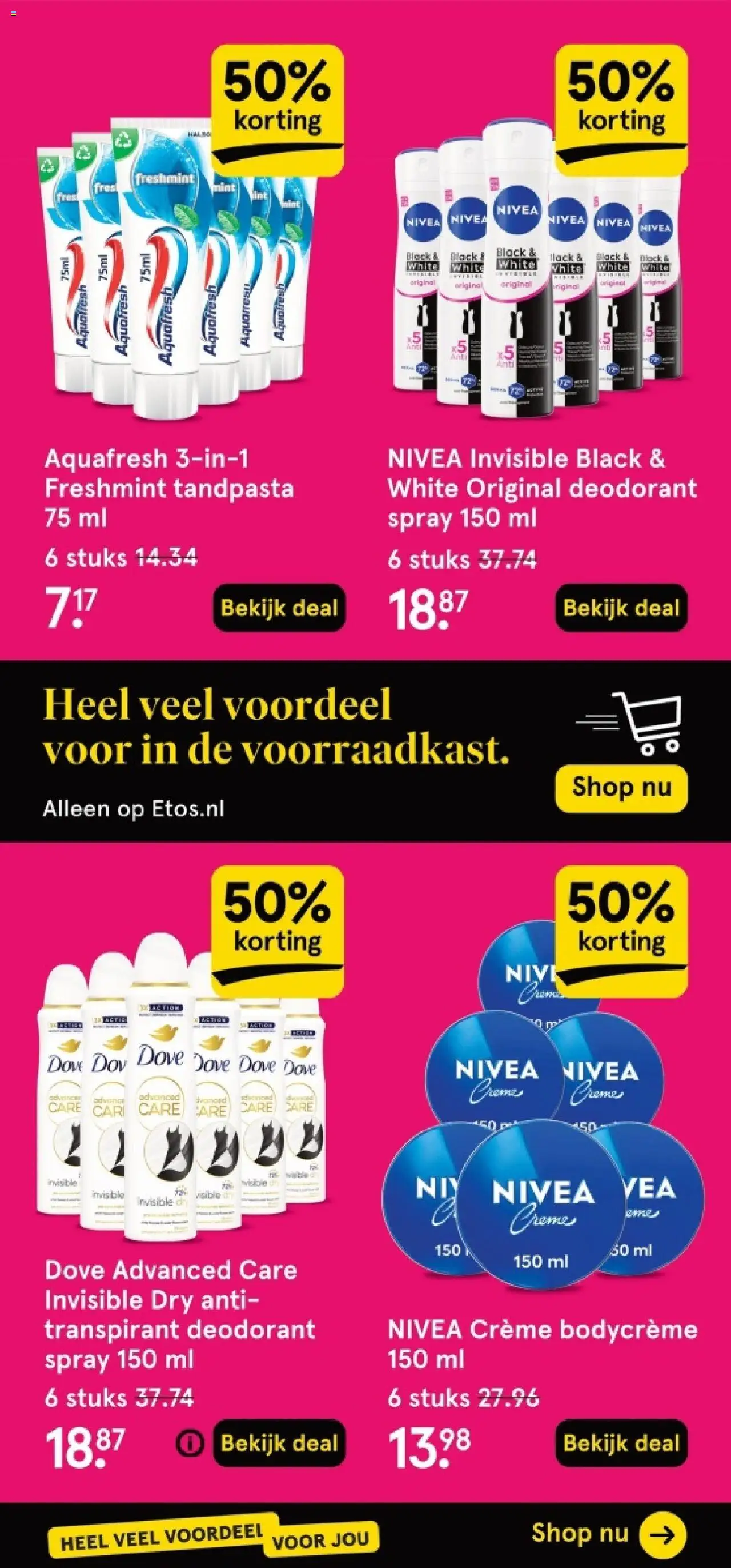  | Pagina: 59 | Producten: Deodorant, Tandpasta, Crème