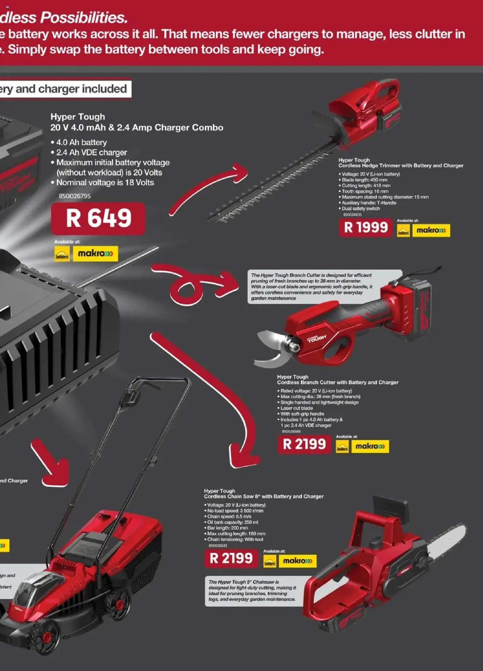 Game - Catalogue Hyper Tough Gardening valid from 27.02.2026 | Page: 3 | Products: Cutter, Oil, Pc, Battery