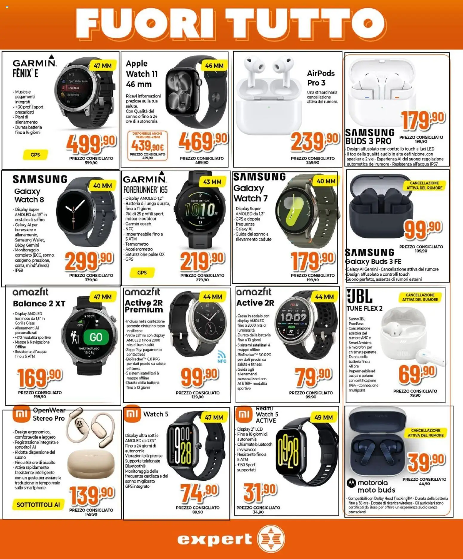 Volantino Expert del 27.12.2025 | Pagina: 27 | Prodotti: Smartphone, Silicone, Batteria, Samsung