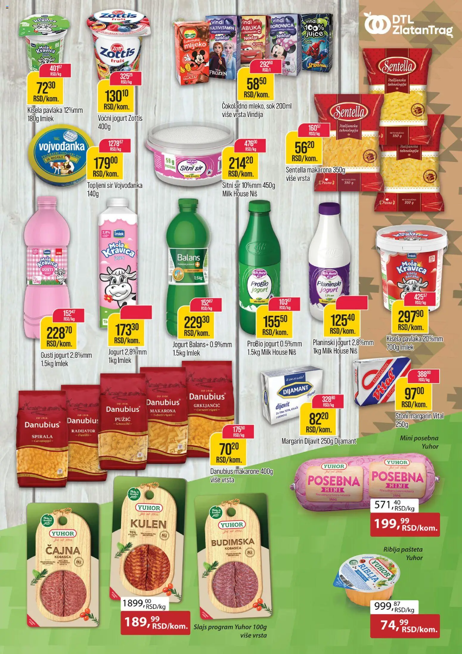 Zlatan Trag katalog - važi od 17.12.2025 | Strana: 5 | Proizvode: Borovnica, Sir, Sok, Kobasica