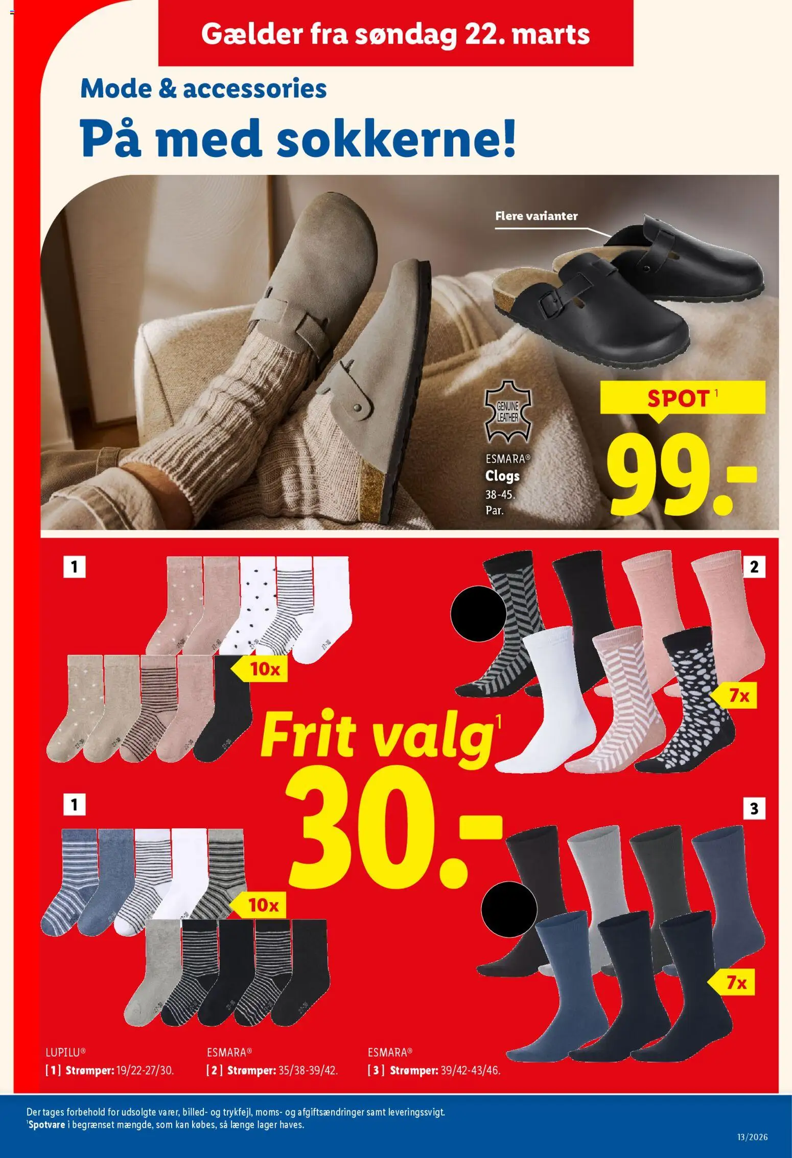 Lidl tilbudsavis – gyldig fra 26.03.2026 | Side: 30 | Produkter: Søm, Strømper