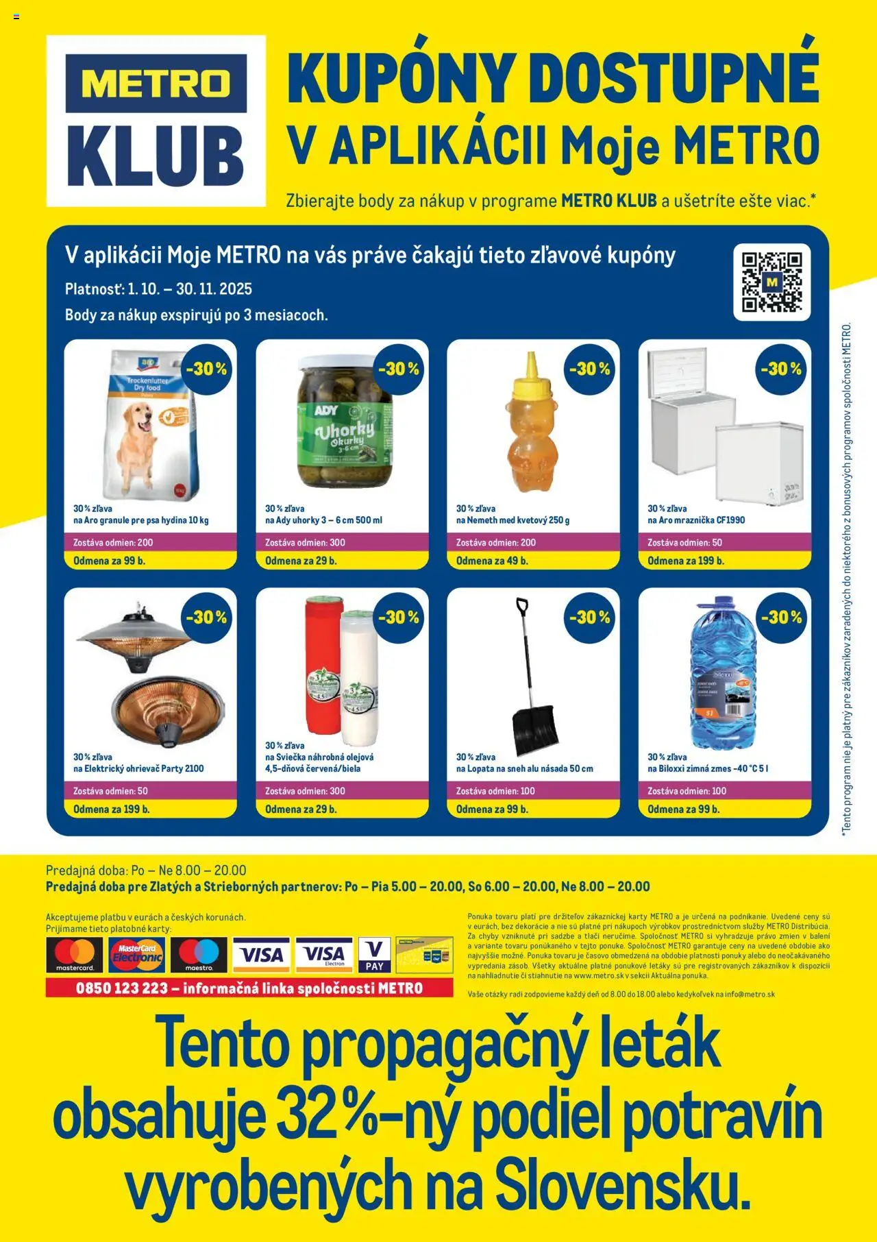 Nové Metro akcie – leták je platný od 08.10.2025 | Strana: 40 | Produkty: Ohrievač, Elektrický ohrievač, Uhorky