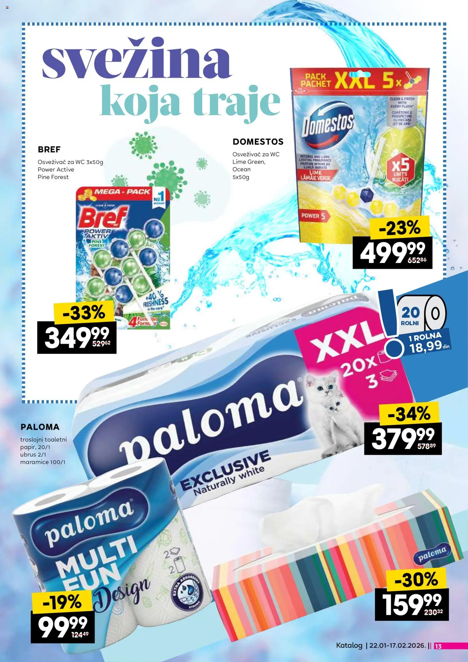 Roda katalog - važi od 22.01.2026 | Strana: 13 | Proizvode: Bref, Ubrus, Wc