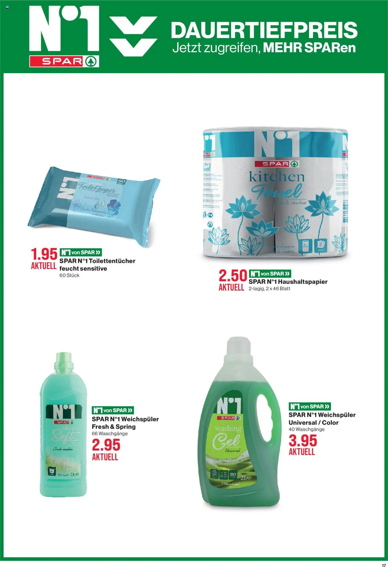 SPAR Aktionen – gültig ab 11.09.2025 | Seite: 17 | Produkte: Weichspüler