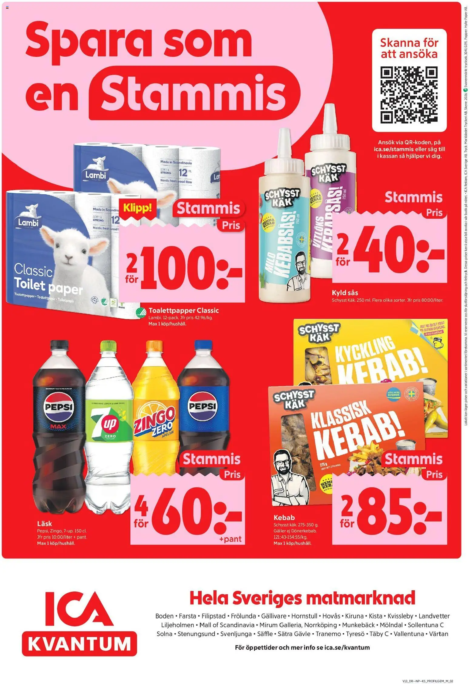 ICA Kvantum reklamblad aktuell från 23.03.2026 | Sida: 10 | Produkter: Zingo, Såg, Pepsi, Apelsin