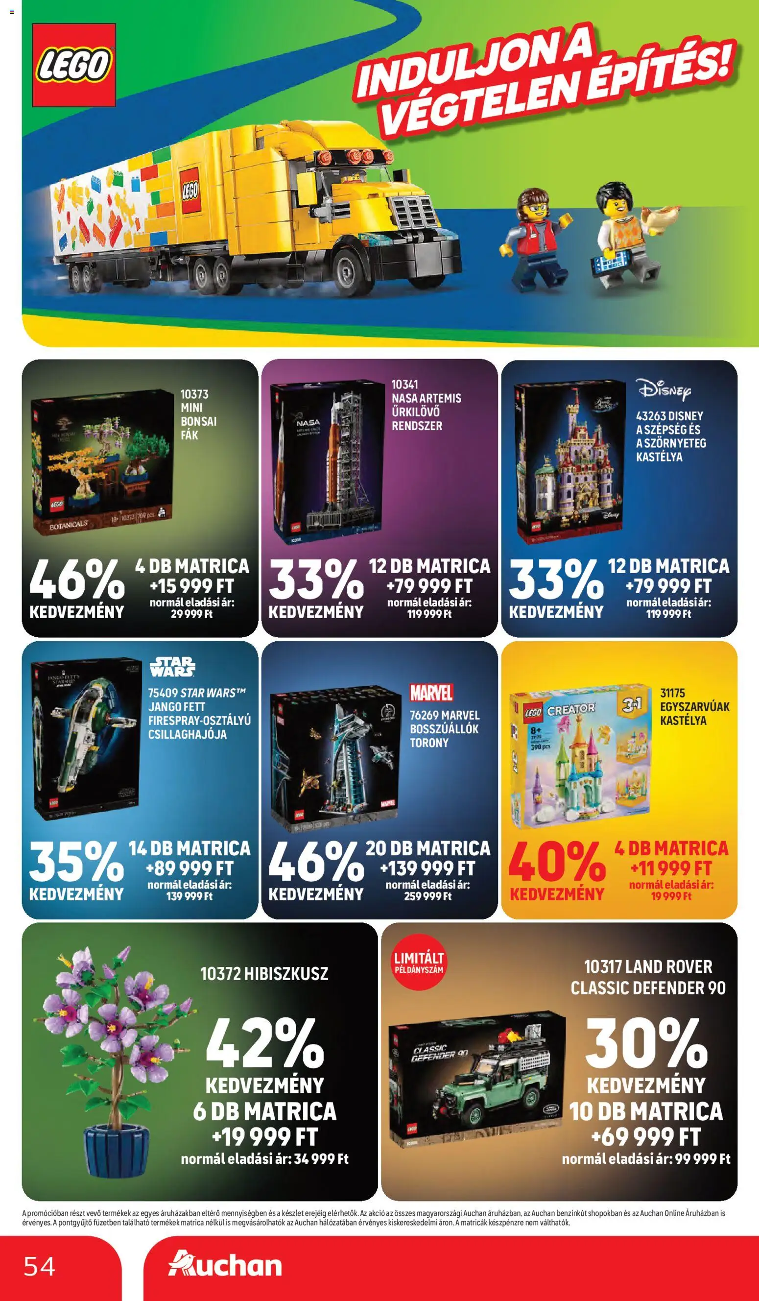 Auchan akciós ujság - amely érvényes a következő dátumtól: 05.03.2026 | Oldal: 54