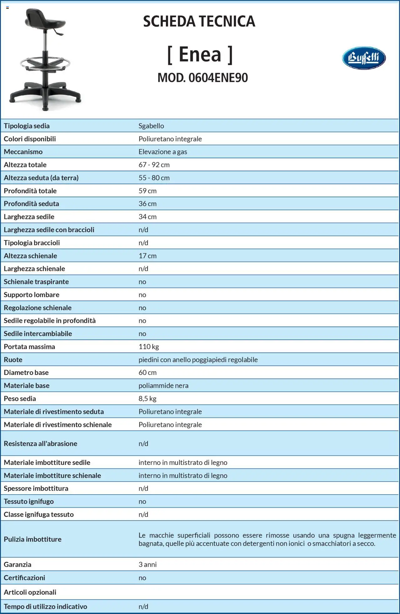 Volantino Buffetti del 28.06.2025 | Pagina: 188 | Prodotti: Poggiapiedi, Sgabello, Sedia, Terra