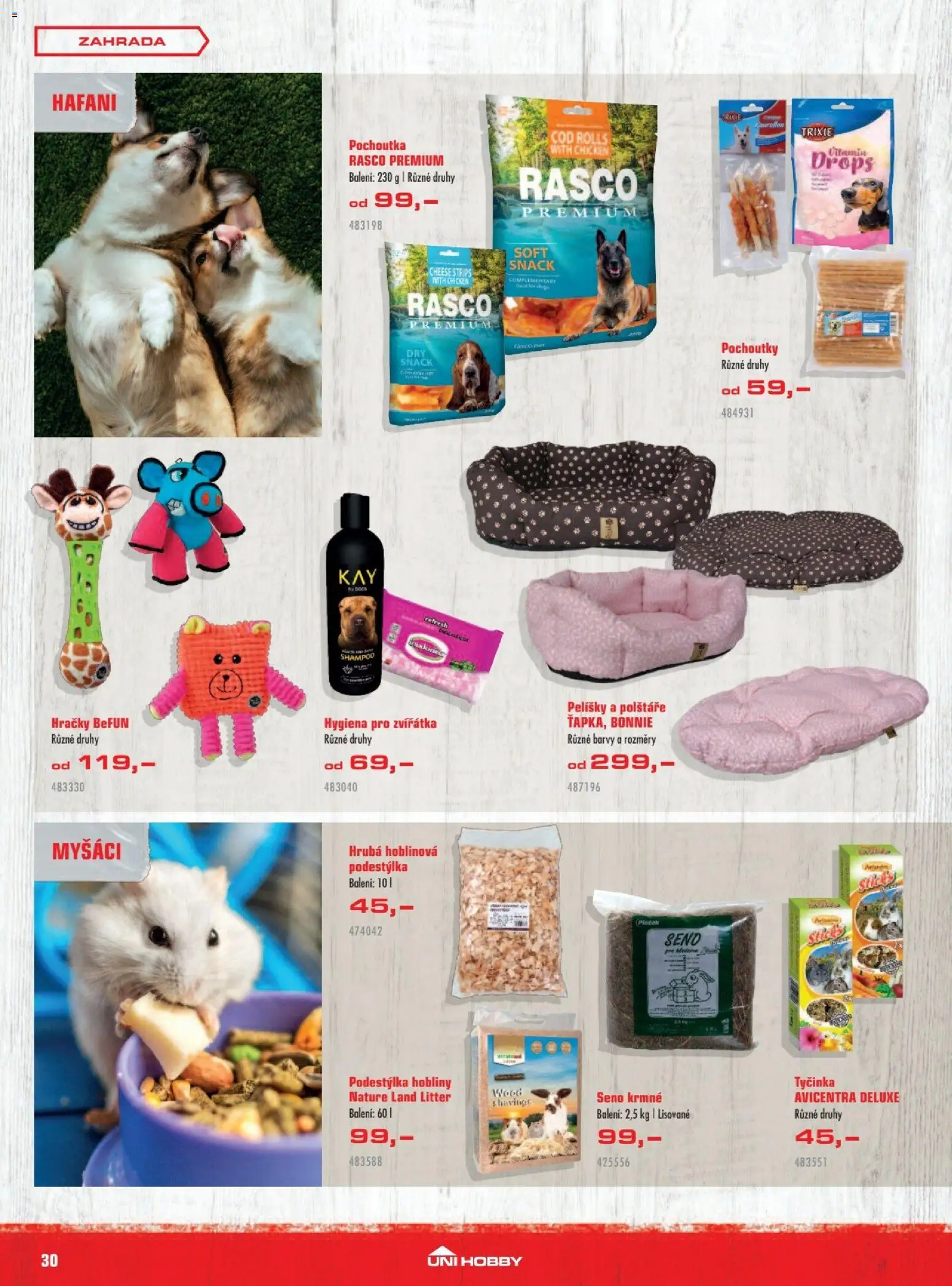 Uni Hobby leták od 29.01.2026 | Strana: 30 | Produkty: Polštáře, Zahrada, Hračky, Barvy