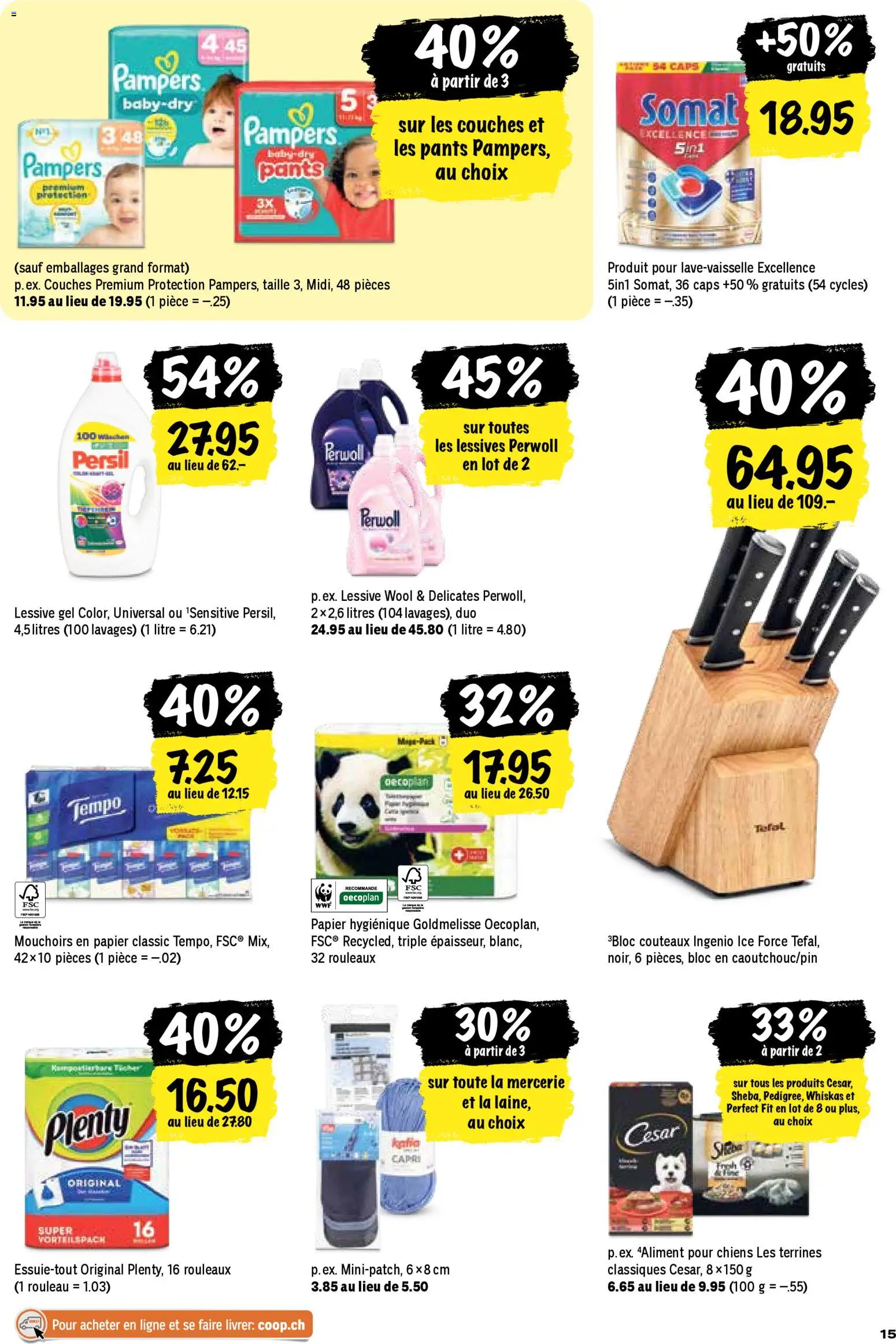 Coop - Les actions de la semaine – gültig ab 13.11.2025 | Seite: 15 | Produkte: Pampers